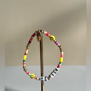 Multi-colored “Be Free” Bracelet